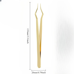 แหนบต่อขนตาขายดี ผลิตจากสแตนเลสอย่างดี ผ่านการทดสอบด้วยมือ ปลายแหลม - Product Image 3