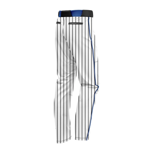 Custom Sublimation Breathable Plus Size Unisex Baseball Uniforms Pant and <b>Shirt</b> Blue Strips <b>Button</b> <b>Half</b> Sleeve Jersey - Product Image 4