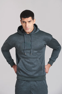 Ensemble de survêtement 2 pièces pour homme, sweat-shirt et jogging, ensemble gris confortable pour toutes les saisons, style confortable pour une vie active - Product Image 4