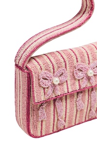 Sac à main décontracté multicolore en perles acryliques, artisanat indien fait main, couleur personnalisable, perles dorées, Zhejiang MS - Product Image 5