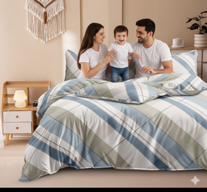 Juego de Sábanas King Size de Alta Calidad, Planas y Ajustables, Duraderas y Resistentes a la Decoloración, para Comodidad en Todas las Estaciones - Product Image 1