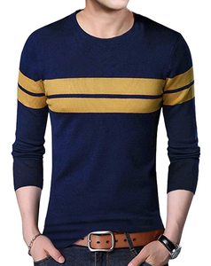 เสื้อยืดคอกลมผู้ชาย เสื้อผ้าลำลอง ขายส่ง ผ้าฝ้ายธรรมดา OEM GSM สำหรับผู้ใหญ่ ระยะเวลาผลิตสั้น  เสื้อยืดรักษ์โลก - Product Image 5