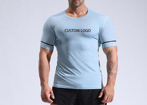 Bodybuilding Fitness Compression <b>Shirt</b> Muscle Showing Compressed <b>Tight</b> Fit Men's <b>Shirts</b> - Product Image 2