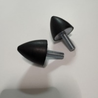 Vis de fixation Lanjo D7212 personnalisées, anti-vibration, en silicone noir, épaisseur 1-10 mm, processus de découpe efficace, best-seller