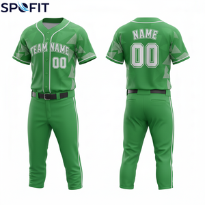 Vente en gros d'uniformes d'équipe de baseball personnalisés, maillot et pantalon de baseball sublimés de haute qualité avec tissu respirant pour l'entraînement - Product Image 4