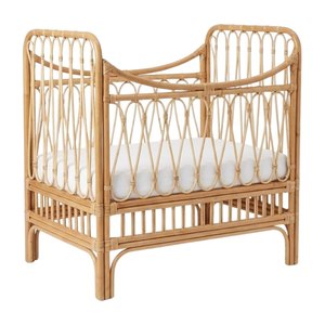 Unique Rattan Baby Cot Toddler Furniture Nursery Room Children <b>Bed</b> Eco Friendly Wholesale Factory Price High Quality Durable <b>Bed</b> - Product Image 3