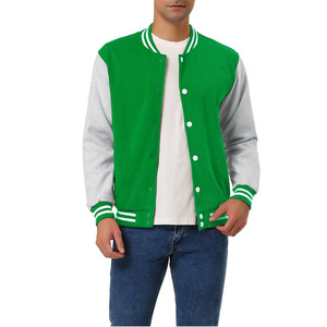 Custom Men's Clothing Winter Streetwear Oversized <b>Canvas</b> Varsity Jacket For Men Plus Size Variety Jacket For Sale in low price - Product Image 1