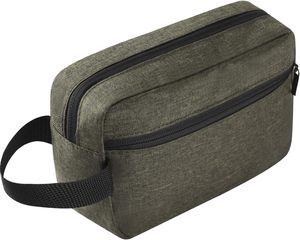Sac de toilette professionnel personnalisé pour homme, trousse de voyage, trousse de maquillage, trousse de rasage, sacs en cuir PU de luxe pour homme - Product Image 1