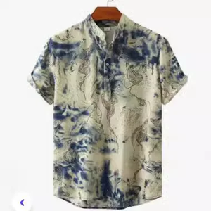 Hawaiian 3D Printed <b>Shirt</b> Bestseller Notch Collar Short Sleeve <b>Shirt</b> - Product Image 1