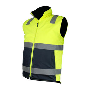 Chaleco de Seguridad Reflectante de Alta Visibilidad Unisex, Naranja, Malla de Poliéster, Múltiples Bolsillos, Detección de Agujas, Ropa de Trabajo, Transferencia de Calor - Product Image 5