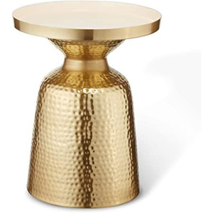 Tabouret en métal moderne, design contemporain, fait main, meubles de salon, décoration intérieure, ottoman pour appartement - Product Image 3