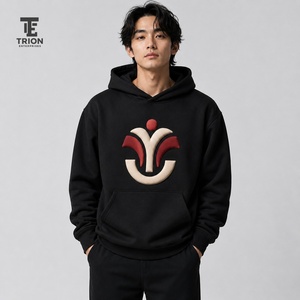 Sweats à capuche d'hiver personnalisés, vente en gros, nouveauté 2026, sweats à capuche pour hommes imprimés en relief, sweats à capuche en coton personnalisés avec impression 3D en relief de qualité supérieure - Product Image 4