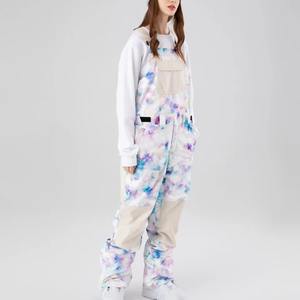 Pantalon de ski unisexe à séchage rapide, respirant, en polaire Polartec -Tex, isolé, imperméable, combinaison de snowboard slim, camouflage, vêtements de neige - Product Image 1