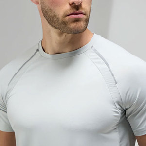 Diseño de Panel Personalizado, Spandex/Algodón, Manga Corta, Elástico, Cuello Redondo, Deportivo, Transpirable, Ecológico, Ropa Deportiva para Gimnasio, Venta al Por Mayor - Product Image 5