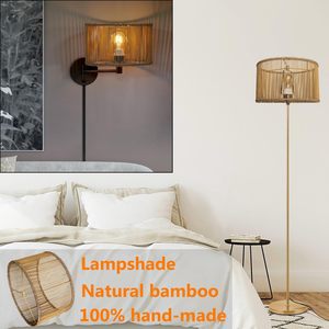 Pantalla de Lámpara de Bambú al por Mayor, Pantalla de Lámpara Colgante Natural Hecha a Mano, Difusor de Luz de Techo, Decoración de Iluminación Colgante - Product Image 4