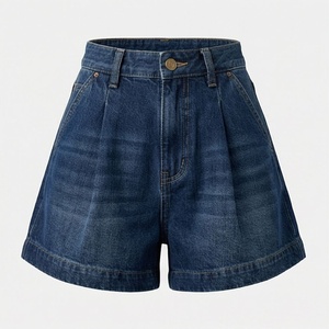 Shorts de Mezclilla Holgados para Mujer, Estilo Veraniego, Casual, de Alta Calidad, con Bolsillos Laterales, Moda Urbana Premium - Product Image 1