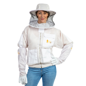 Veste de protection apicole ventilée ultralégère à 3 couches de haute qualité Hunar Industries, voile anti-piqûres de niveau D - Product Image 2