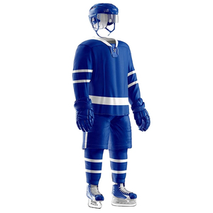 Maillot de hockey sur glace camouflage entièrement imprimé par sublimation, prix compétitif, pour jeunes - Product Image 3