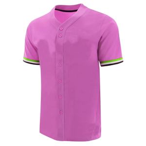 Custom University <b>Embroidery</b> Baseball Uniform Style Shirt - Product Image 2