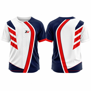 Camiseta de Béisbol en Oferta, Uniforme de Béisbol para Mujeres y Hombres, Equipo Deportivo, OEM, ODM, Secado Rápido, Poliéster, Camisetas Uniformes para Hombre, EE. UU. - Product Image 1