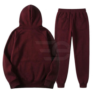 Ensemble de survêtements décontractés à capuche pour hommes, coupe ample, vêtement à capuche, bas doux, pour activités quotidiennes, sport et style de vie - Product Image 2