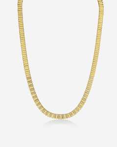 Diamond Bridal <b>Choker</b> Necklaces Wholesale 14K 18K Solid Gold Round Lab Grown 14-17In Statement Collar Tennis Chain Factory Price - Product Image 1
