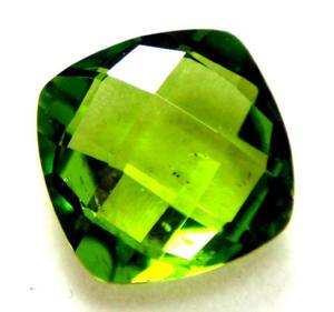 Natural Peridot Cushion <b>Checker</b> Cut 100% Natural Loose Green Peridot Large Size <b>Top</b> Quality Precious Healing Gemstone For Sale - Product Image 1