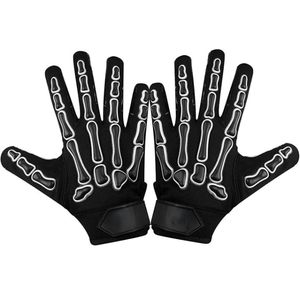 High Quality Breathable Outdoor Football Gloves for Kids Sticky Receiver Super Grip <b>Hook</b> Loop Closure Best Gift Boys Sports - Product Image 1