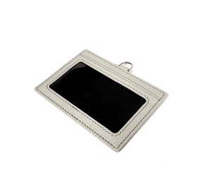 [Fortement recommandé] Porte-cartes d'identité en cuir Saffiano authentique Castello, fermeture ouverte, doublure en polyester, design unisexe, plusieurs couleurs - Product Image 6