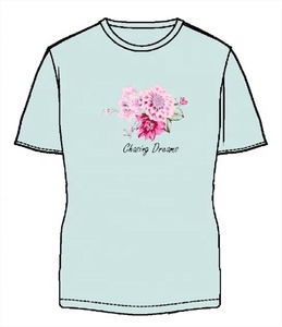 Camiseta gráfica con estampado personalizado al por mayor para mujer 100% algodón tejido de punto decoración de letras camiseta impresa - Product Image 5