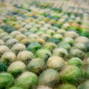 Tapis en laine fait main, vert, géométrique, tissé à la main, pour salon, chambre et décoration intérieure, tapis de sol moderne, doux et épais - Product Image 3