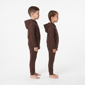 Conjunto Deportivo Infantil de Dos Piezas con Sudadera con Capucha y Cierre de Cremallera y Pantalones Jogger, Ropa Deportiva Informal para Niños Unisex - Product Image 4