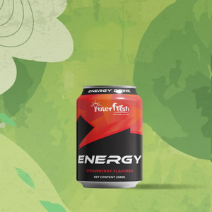 Interfresh bebida energética carbonatada con sabor a arándanos 250ml OEM ODM etiqueta Vietnam fabricante HALAL ISO certificado filtrado - Product Image 2