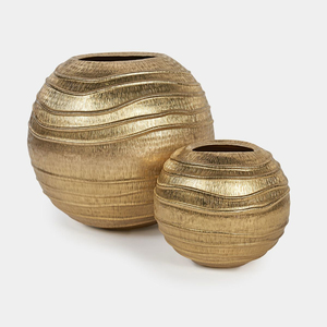 Top Selling Metal Flower <b>Vase</b> <b>Gold</b> Plated for Home Living Room Tabletop Decor Smooth Design Metal Floral <b>Vases</b> - Product Image 5