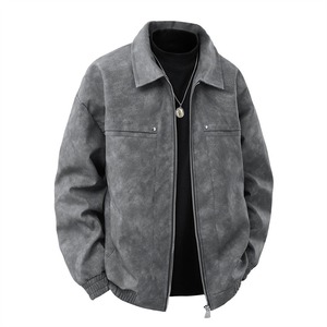 Leather fashion jacket men Best OEM manufacturer New style fashion premium Custom leather outerwear - Product Image 1