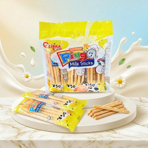 Biscuits en bâtonnets au lait crémeux et savoureux de 186g en gros, collation sucrée, ODM disponible - Product Image 1