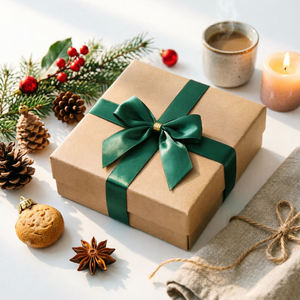 Custom Logo Wholesale Luxury <b>Magnetic</b> Fold Gift <b>Box</b> With Bow Ribbon Jewelry Packaging For Jewelries - Product Image 3