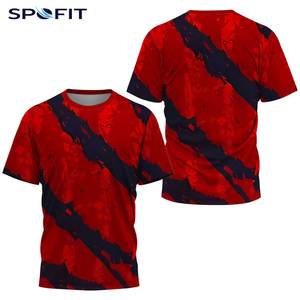 Camiseta Deportiva Negra Personalizada Sublimada, Nuevo Estilo, Unisex, Secado Rápido, para Entrenamiento Atlético, OEM ODM - Product Image 2