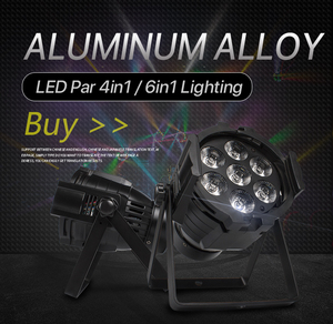 ไฟ LED RGBWA UV 6in1 ขนาด 7×18W ราคาคุ้มค่า พร้อมระบบ DMX512 และ PowerCon สำหรับโซลูชั่นแสงสว่างบนเวที - Product Image 1