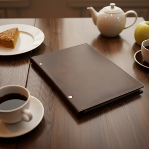 Cubierta de menú de cuero personalizada, cubierta de menú para restaurante, carpeta de menú para restaurante, soporte de cuero, fabricación de cubiertas de menú de cuero premium - Product Image 6