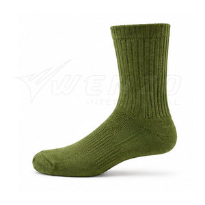 Soft Men's Polyester/Nylon Blend Autumn Knitted Crew Length Comfortable Flexible Breathable Eco-Friendly Everyday <b>Socks</b> <b>Moisture</b> - Product Image 5
