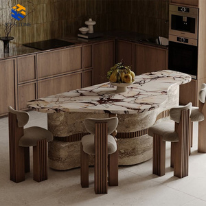 Tavoli <span class=keywords><strong>da</strong></span> <span class=keywords><strong>Pranzo</strong></span> in Marmo Non Lucido, Tavolo in Pietra per <span class=keywords><strong>Arredamento</strong></span> <span class=keywords><strong>Moderno</strong></span> di Casa, Hotel, Appartamento e <span class=keywords><strong>Sala</strong></span> <span class=keywords><strong>da</strong></span> <span class=keywords><strong>Pranzo</strong></span> - Product Image 1