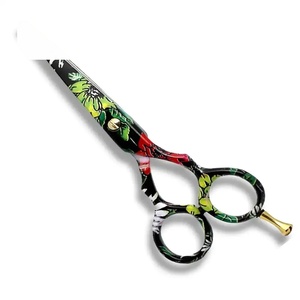 Tijeras de Peluquería Profesionales de Acero Inoxidable 4Cr13, Punta Afilada, para Diestros, Mango Largo de Plástico, 28 Dientes, Tipo S - Product Image 2