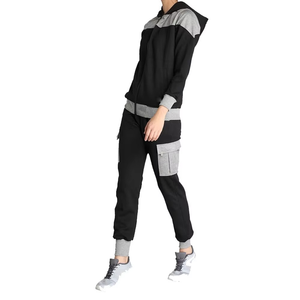 Ensemble de survêtement élégant pour femmes, en molleton doux et respirant, respectueux de l'environnement, idéal pour l'entraînement et les voyages - Product Image 5