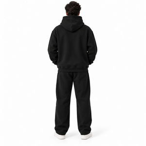 Conjunto Deportivo de Forro Polar para Hombre, Sudadera Cálida y Pantalones Jogger, Ropa Deportiva de Invierno para Gimnasio, Entrenamiento y Uso Diario, Personalizable - Product Image 2