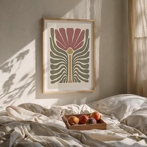 Cadre d'affiche en bois rectangulaire vertical minimaliste, impression numérique couleur, présentoir de table durable, décoration intérieure - Product Image 2