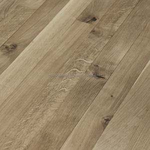 Parquet en bois d'ingénierie en chêne européen brossé, construction multicouche, surface non finie, respectueux de l'environnement, salle de bain, cuisine - Product Image 4