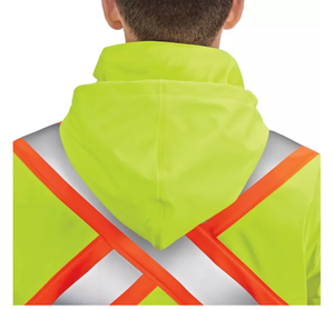 Vêtements de travail haute visibilité en polyamide réfléchissant, veste imperméable, vêtements de chantier, veste haute visibilité - Product Image 3