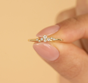 Premium 14KT Gold Vintage Lab Grown <b>Diamond</b> <b>Ring</b> for Women IGI Certified Anniversary & Wedding Gift Luxury Fine Design - Product Image 6