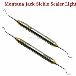 Montana Jack <b>Sickle</b> Scaler Set 2pcs Double Ended Dental Instrument Stainless Steel CE ISO Surgical Instruments Wholesale Price - Product Image 2